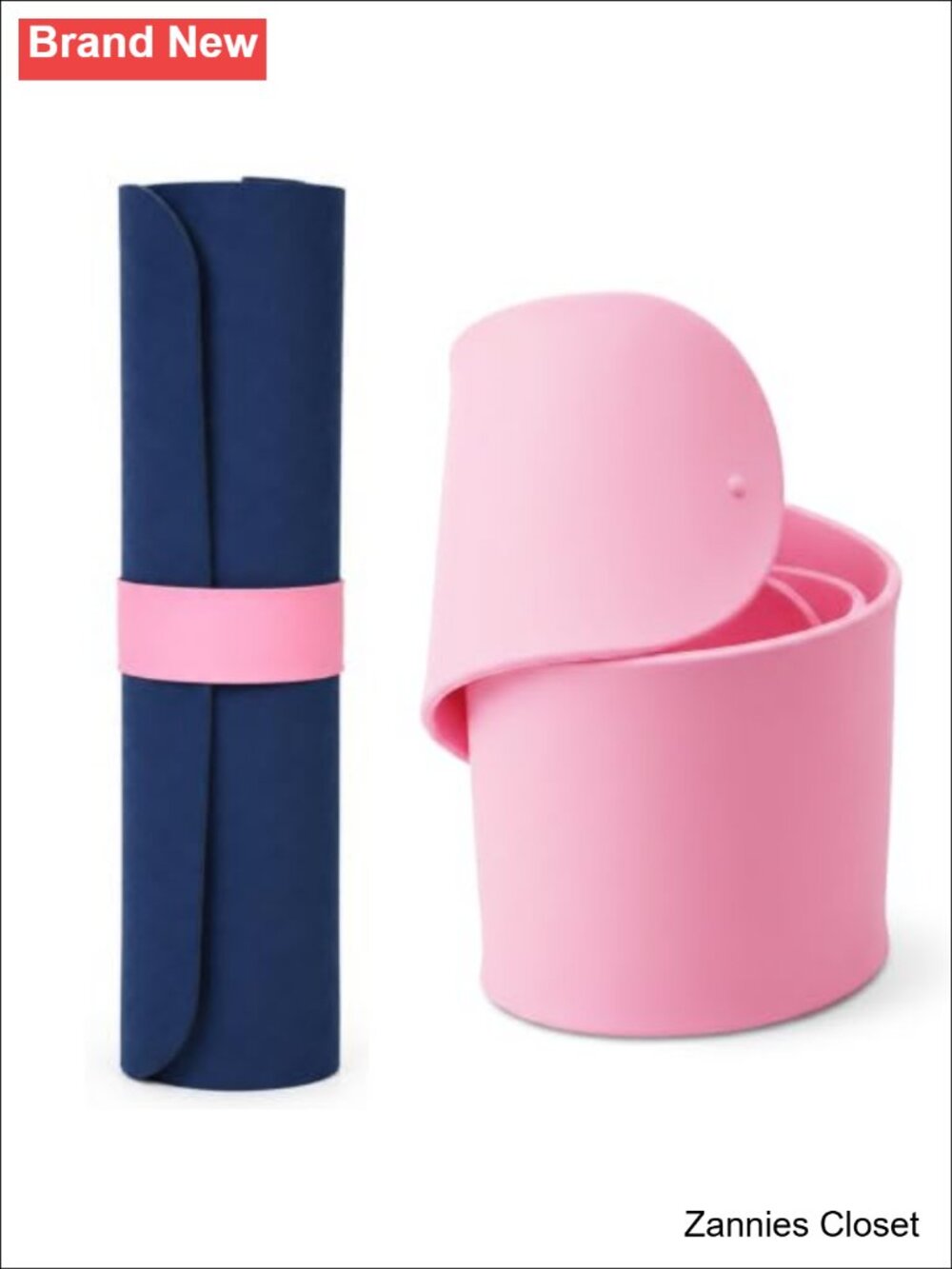 ✨ Silicone Yoga Mat Strap Snap Band Holder for Carrying & Storage